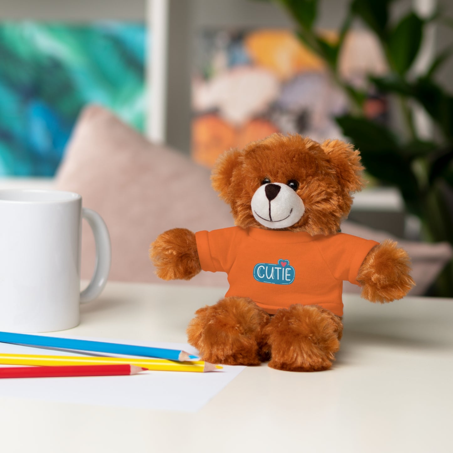 “Cutie Cub” Plush Bear with T-Shirt