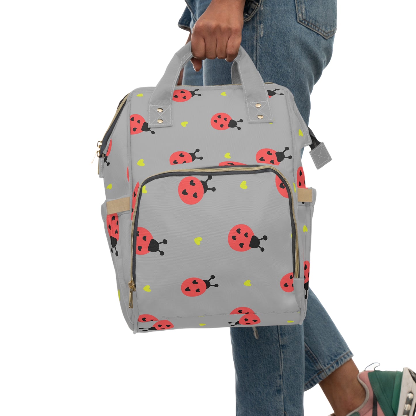 “Little Bug Out” Ladybug Diaper Backpack