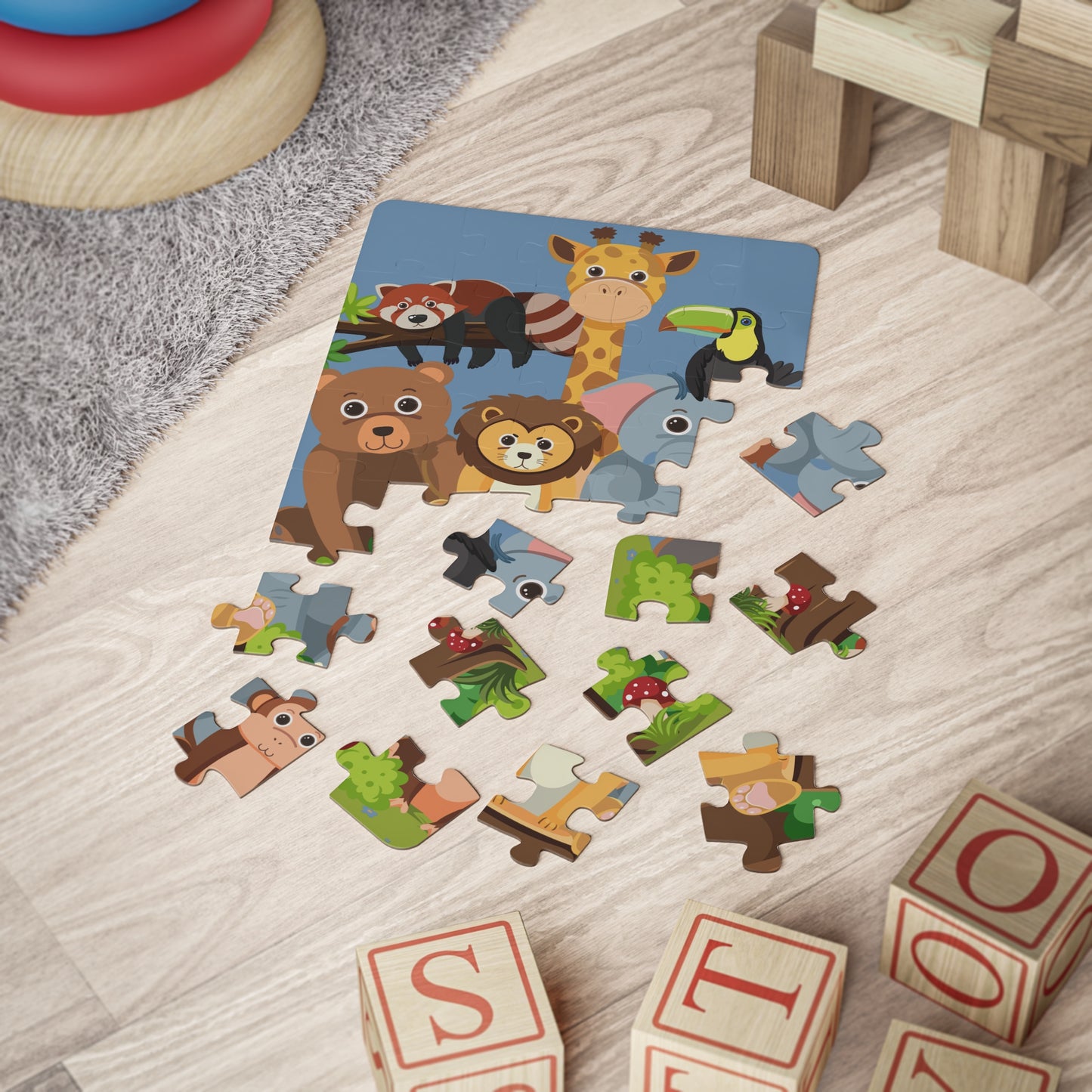 “Jungle Buddies” 30-Piece Kids Puzzle
