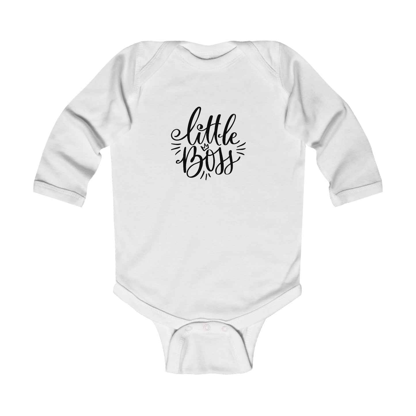 "little BOSS" Long Sleeve Bodysuit