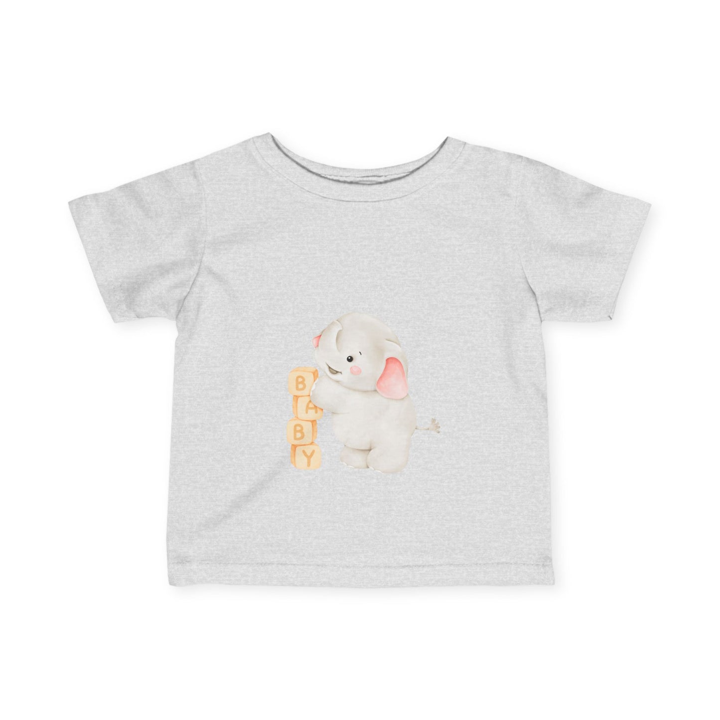 "BABY Elephant Blocks" Baby T-Shirt