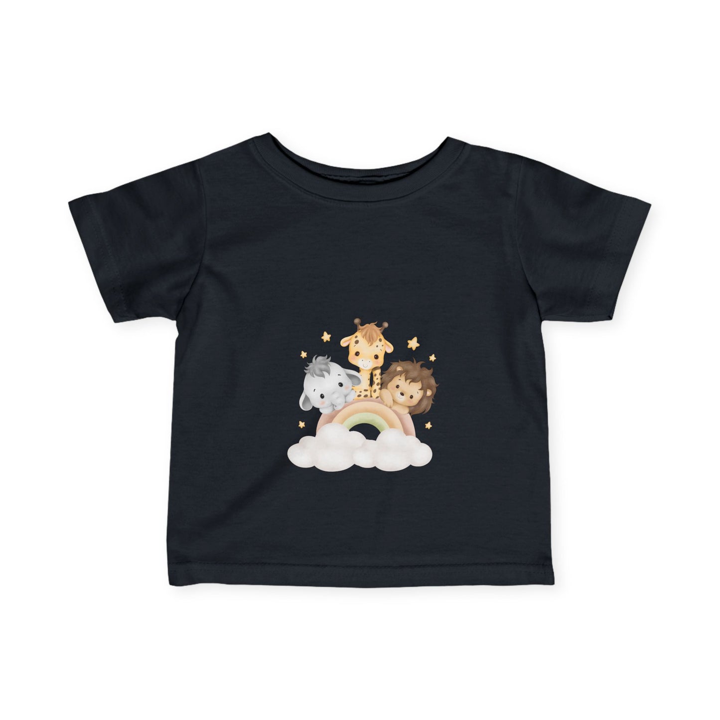 "Safari Rainbow Friends" Baby T-Shirt