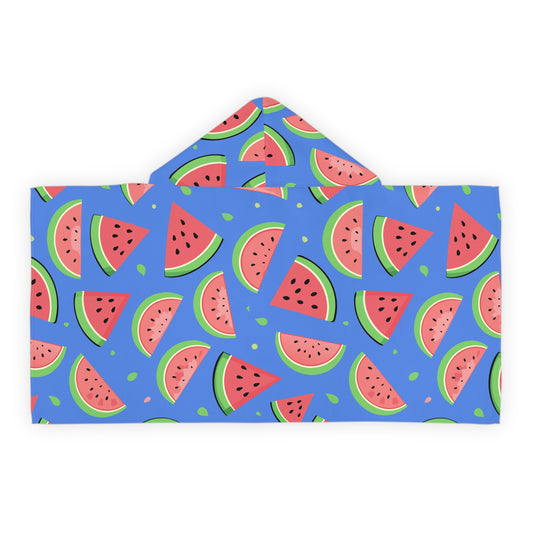 “Watermelon Splash” Kids Hooded Towel