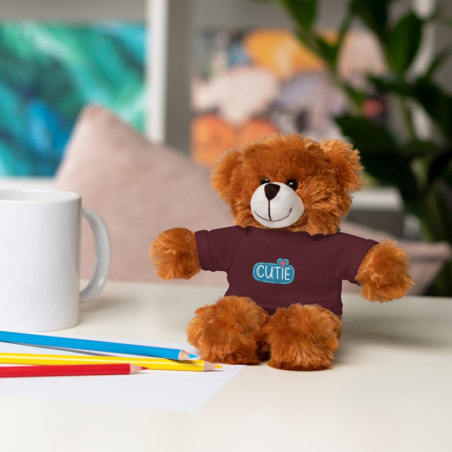 “Cutie Cub” Plush Bear with T-Shirt