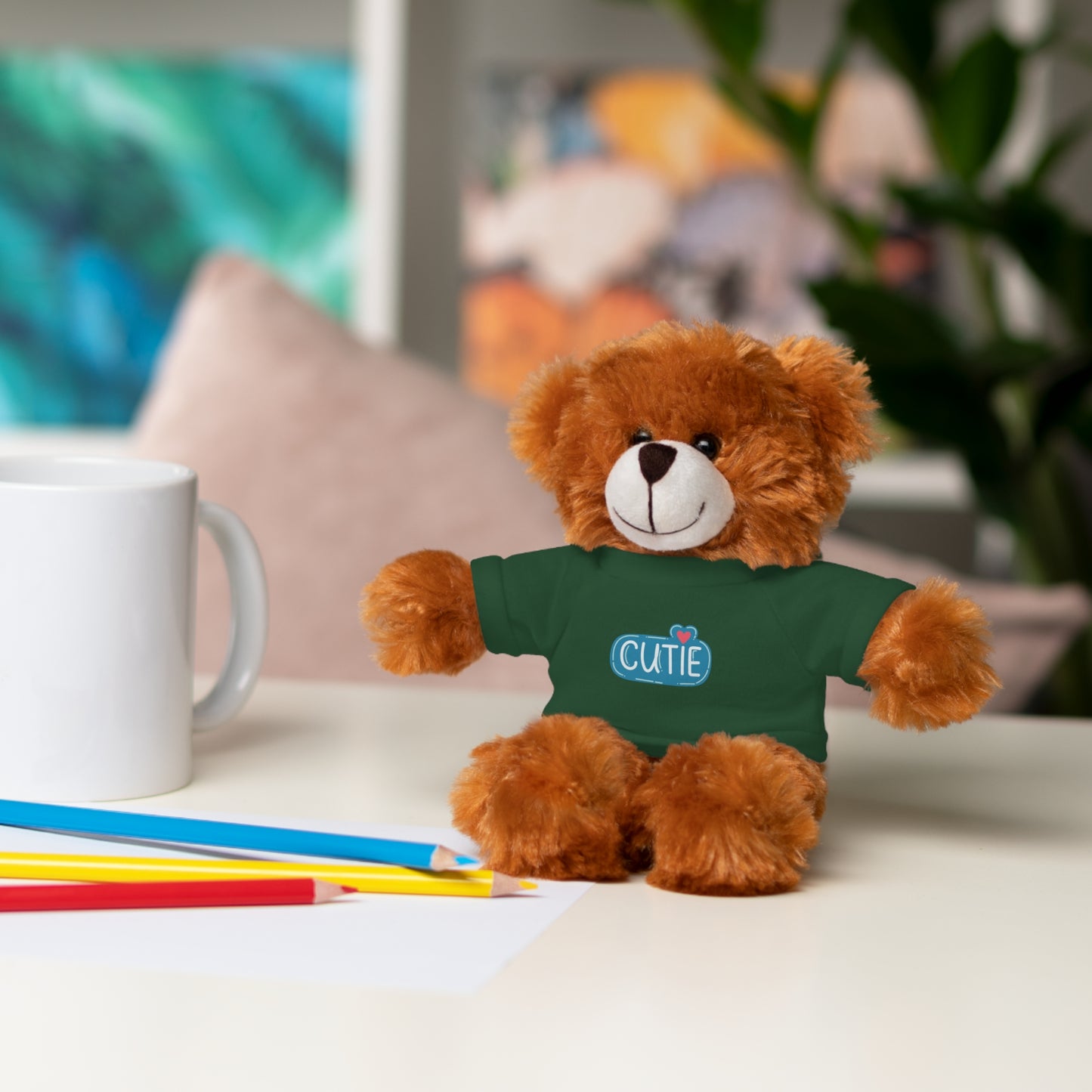 “Cutie Cub” Plush Bear with T-Shirt