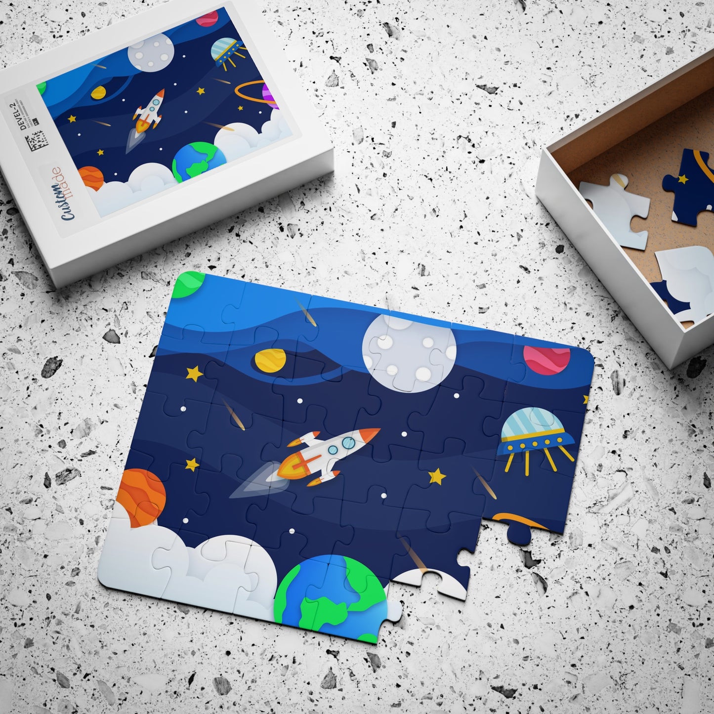 “Blast Off!” 30-Piece Space Puzzle