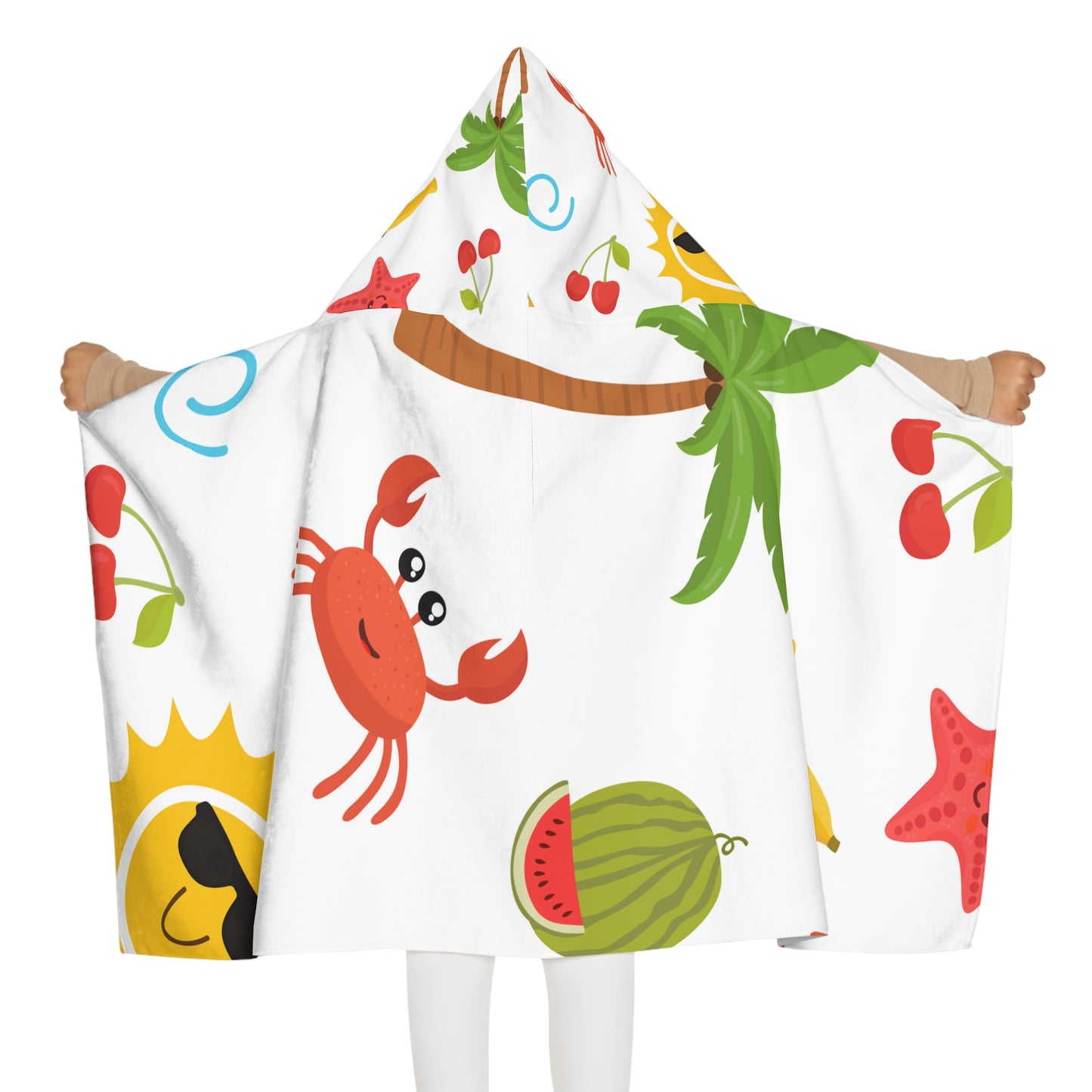 “Tropical Fun” Kids Hooded Towel