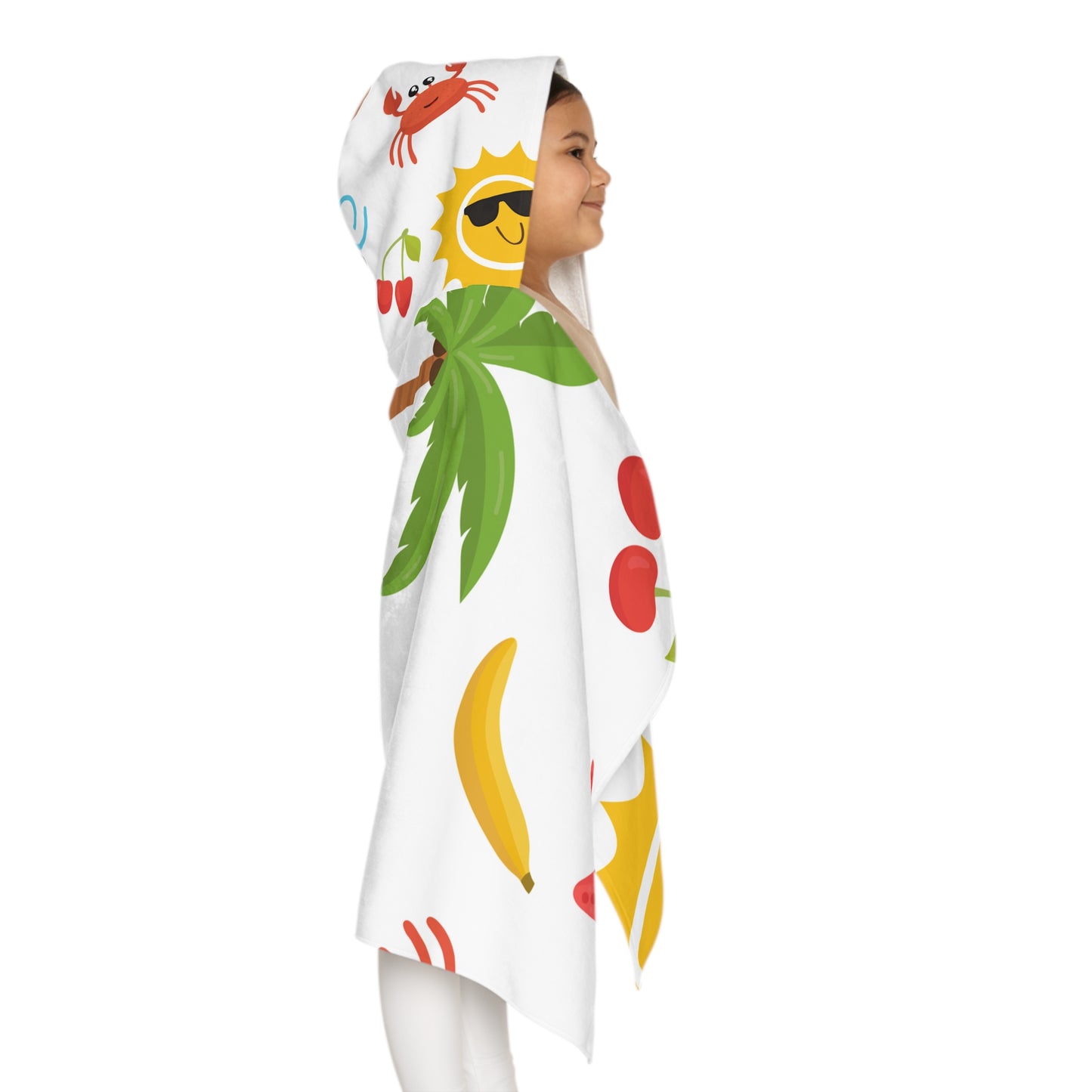 “Tropical Fun” Kids Hooded Towel