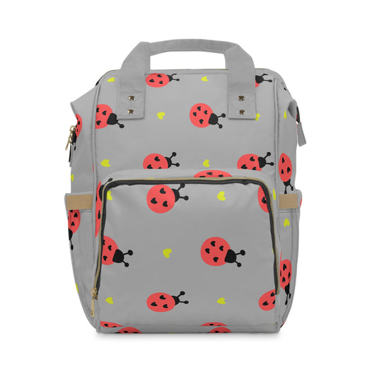 “Little Bug Out” Ladybug Diaper Backpack