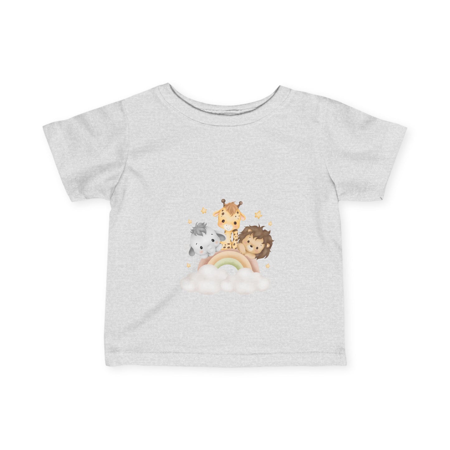 "Safari Rainbow Friends" Baby T-Shirt
