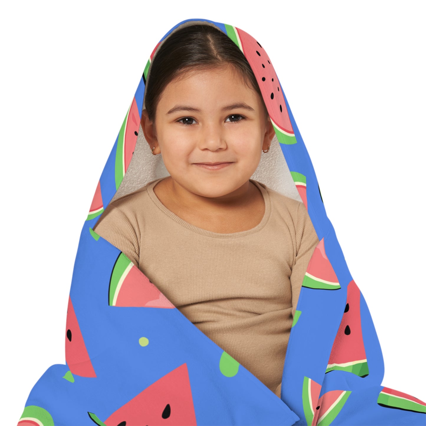 “Watermelon Splash” Kids Hooded Towel