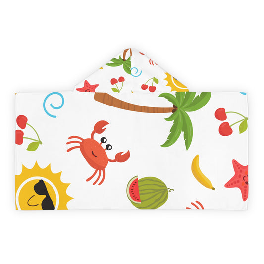 “Tropical Fun” Kids Hooded Towel