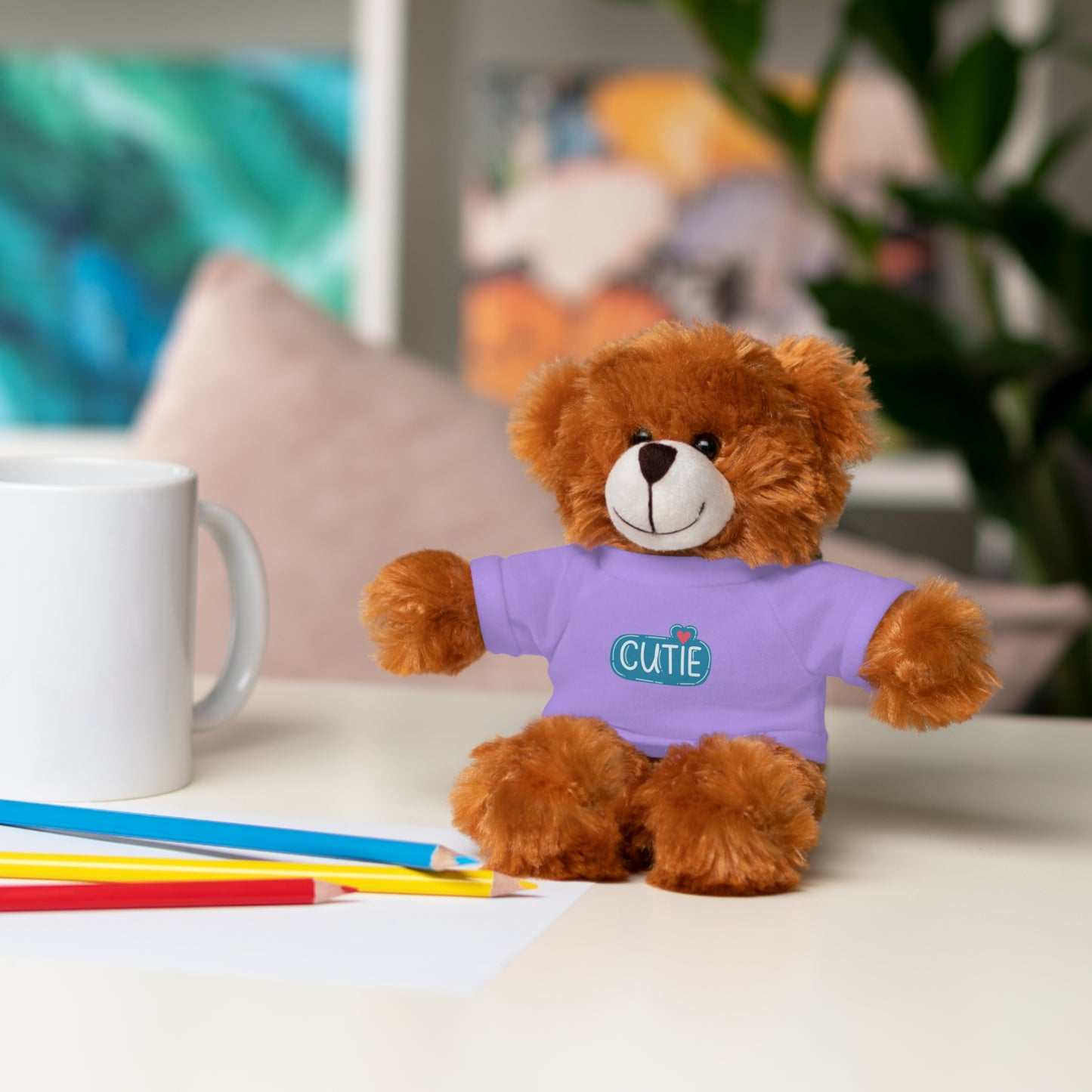 “Cutie Cub” Plush Bear with T-Shirt