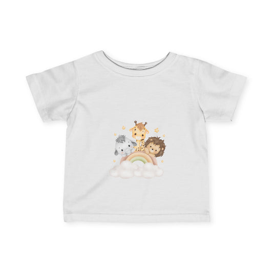 "Safari Rainbow Friends" Baby T-Shirt