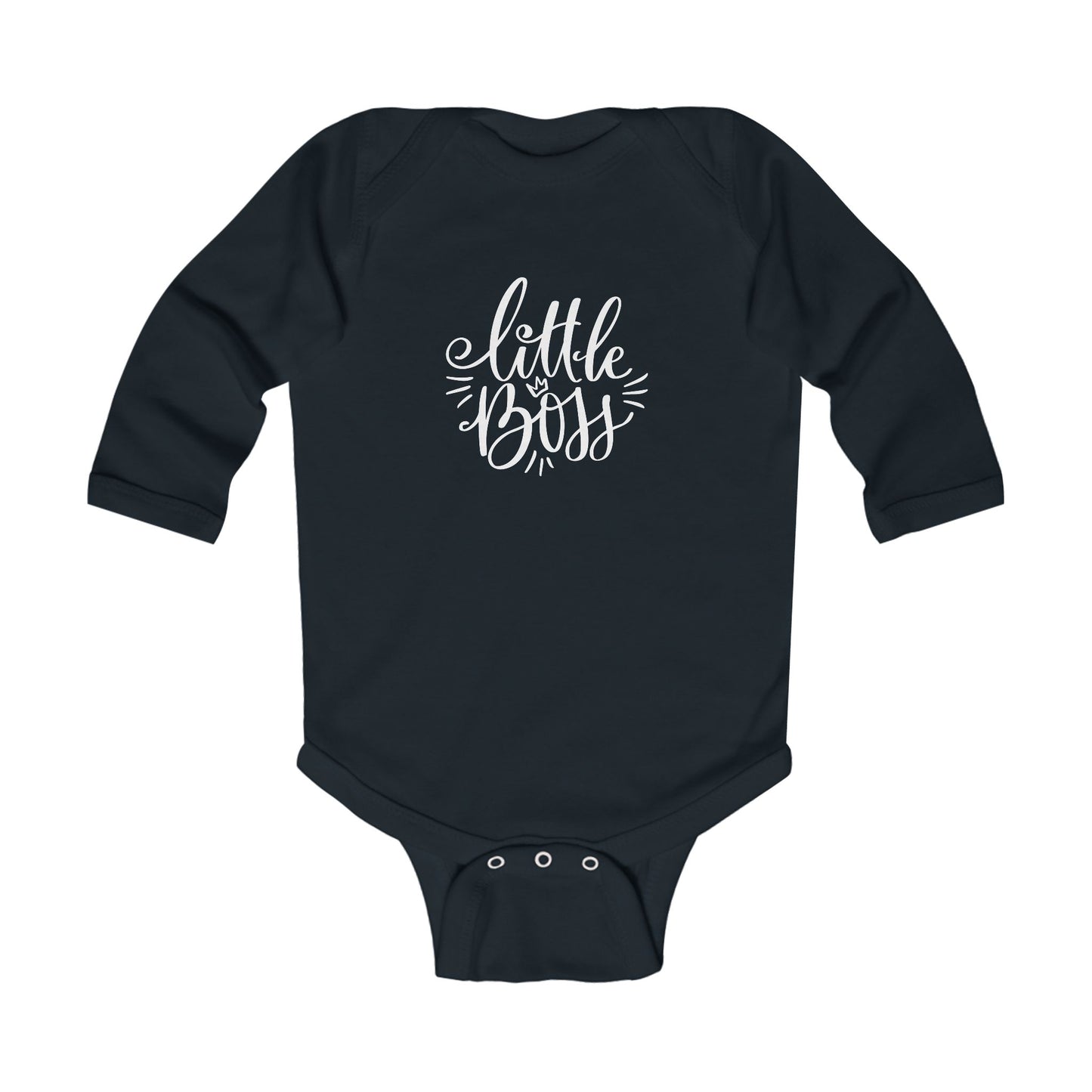 "little BOSS" Long Sleeve Bodysuit