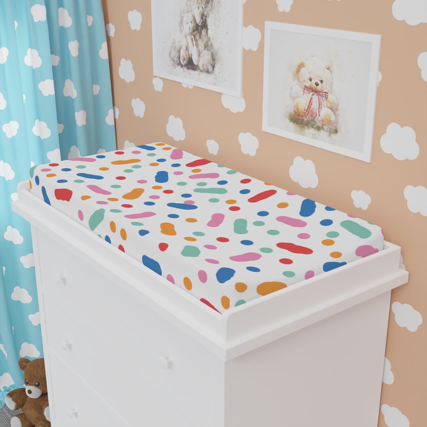 “Confetti Sprinkle” Changing Pad Cover