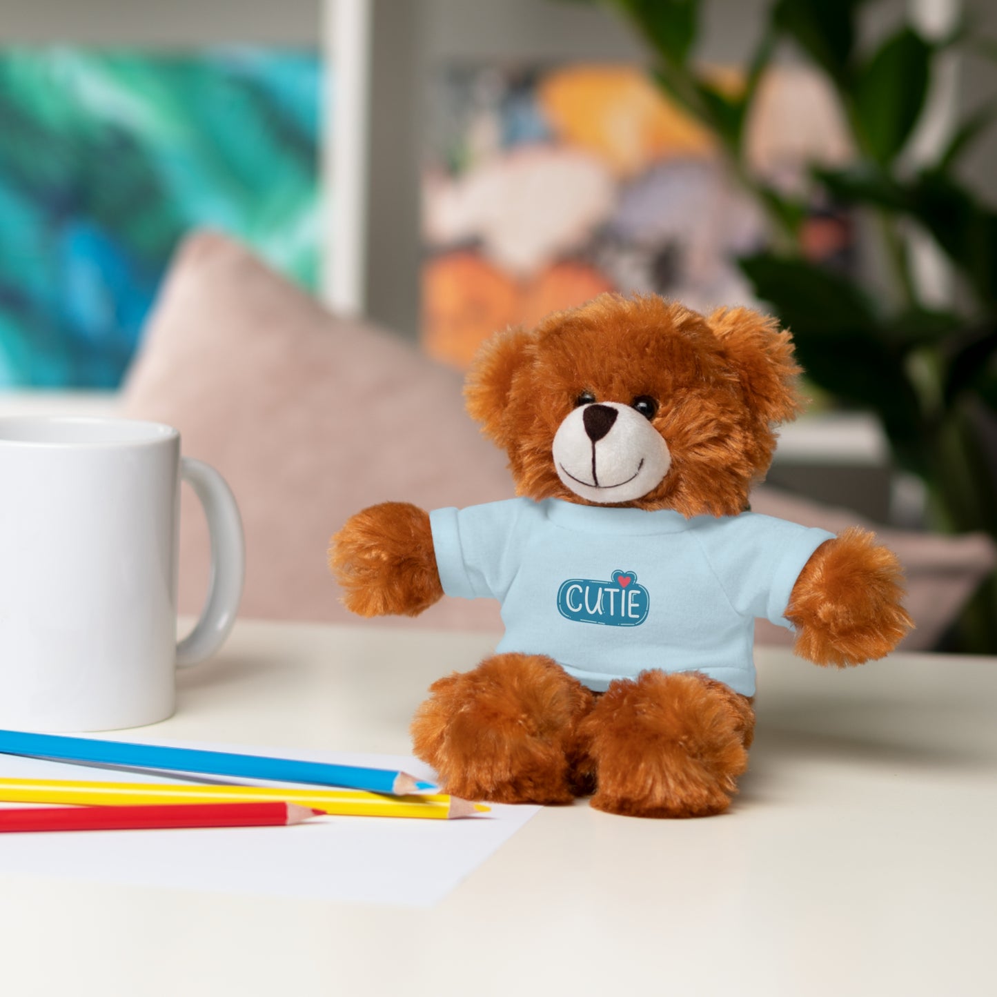 “Cutie Cub” Plush Bear with T-Shirt