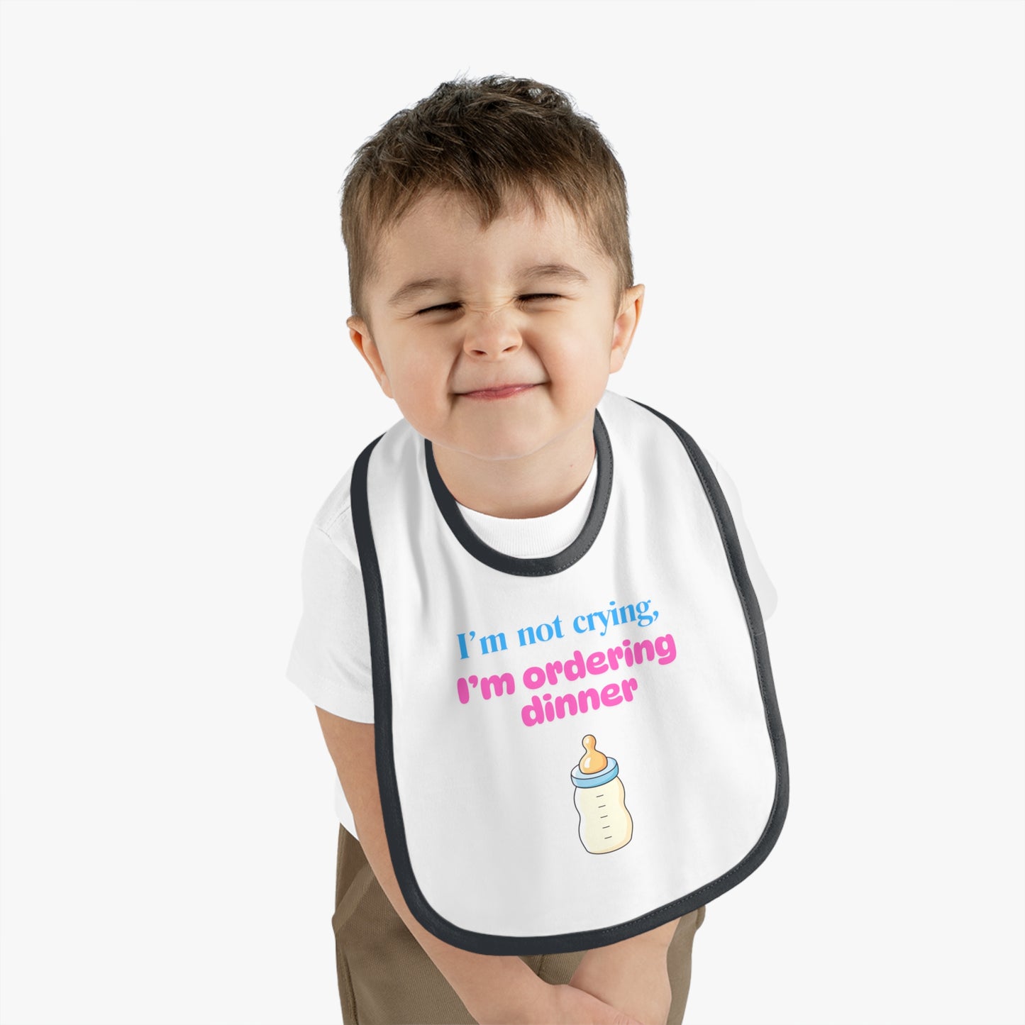 “Snack Time Star – Custom Baby Bib”